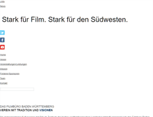 Tablet Screenshot of filmbuerobw.de